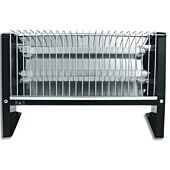 HAZ Ceramic 2 Bar Heater- Electro-Galvanized Steel Body For Durability, 1 or 2 Bar Operation, Ceramic Heating Element Ensures Rapid Heating, Easy Cleaning Grill, Built-In Tip-Over Protection, For Domestic Use Only, Retail Box 1 Year Warranty