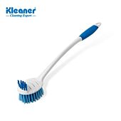 Kleaner Multi Purpose Household Bathroom Brush with Non slip handle and Top small Brush - suitable for vigorous scrubbing and the removal of stubborn dirt and grime for use both indoors and outdoors Retail Box No warranty