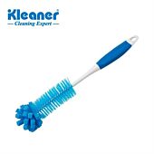 Kleaner Multi Purpose Kitchen Glass Bottle washing brush with Sponge Head Brush and Long Handle Retail Box No warranty