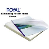 Royal Laminating Pocket Photo 100pcs, Retail Packaging, No Warranty