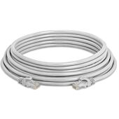 NetiX UTP CAT5E Copper Clad Aluminium Ethernet Patch Cable 3 Metre Cable Length Light Grey-Ready To Use , Moulded RJ45 Connectors, Retail Box, No Warranty