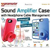 Promate Orator-I5 iPhone 5 Sound Amplifier case for Iphone 5/5s with headphone cable management Colour: Black