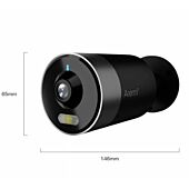 Laxihub 4MP/2K+ Wireless Camera, Outdoor Bullet, Red Dot Design 2021 and iF Design 2021 Winner, 2.4GHz & 5GHz Wi-Fi dual band Wi-Fi connection
