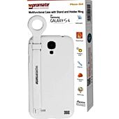 Promate Pless-S4 Multifunctional Case with a Stand and a Holder Ring for Samsung Galaxy S4-White Retail Box 1 Year Warranty