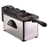 Salton 3L Stainless Stl. Deep Fryer - 3 Lt. oil capacity with viewing window