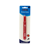 Marlin Dense Permanent Markers 1's Red, Retail Packaging, No Warranty