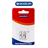 Marlin 2 Hole Metal Sharpener -Single pack, Retail Packaging, No Warranty