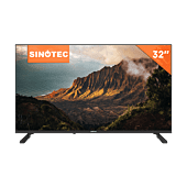 Sinotec 32 inch HD LED TV - 1366 x 768 Resolution, 200nit Brightness, 2 x HDMI, 1 x USB, 60 Watt Power, 3.5mm Jack x 1, Wall Mountable 100mm x 100m, 3.5KG net weight, Retail Box , 5 year Limited Warranty 