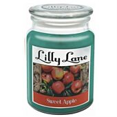 Lilly Lane Sweet Apple Scented Candle Large Lidded Mason Glass Jar