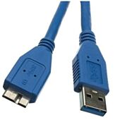 Zatech High Speed USB Type A Male to Micro USB Type B 10 Pin Male Cable- USB 3.0 Type-A to Micro USB Type-B Male Interface