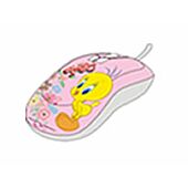 Tweety Optical USB Mouse Colour: Pink , Retail Box , 3 Months warranty