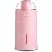 Casey X7 Magic Multifunctional Portable 175ml USB Humidifier Air Purifier Mist Maker with Magical LED light For Home Office and Car-Pink Retail Box No warranty