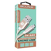 Bounce Cord Series Micro USB Cable Braided 2-Meter - Champagne Gold
