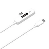 J5create JUCP15 USB-C? Dynamic Power Meter Charging Cable White