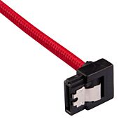 Corsair Premium Sleeved SATA 6Gbps 30cm 90? Connector Cable ? Red