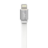Pqi i-cable lightning 100 Metalic Silver Lightning 8pins sync+charge Cable