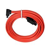 Lian-li Sata cable 90cm with L-shape 90� angle - Red