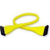vantec 45cm (18 inch ) rounded fdd cable with pull tab - 2 connectors - yellow