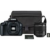 Canon EOS 4000D Black + EF-S 18-55mm III Lens + Bag + 16GB SD Card