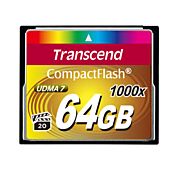 Transcend Ultra Performance 1000x Speed Compact Flash Card - 64GB