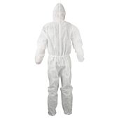 Clinic Gear Disposable Coverall Large White
