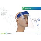 PET Curved Medical Visor with ABS Strap and Elastic Band Fitting