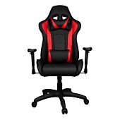 Cooler Master Caliber R1 Gaming Chair Black and Red Recline Height Adjust Head and Lumbar Pillows Premium Materials Ergo
