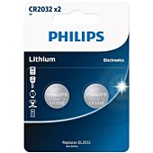 PHILIPS CR2032 2 PACK - CR2032P2/73