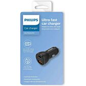 Philips Dual Port Car Charger 1C 1A Ports