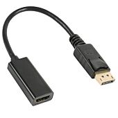 Mecer 15cm DisplayPort Male to HDMI Female Cable DPHA-15CM