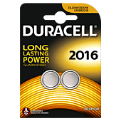 Duracell Lithium CR2016 Blister Pack 2