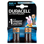 Duracell Ultra AAA Blister Pack 4