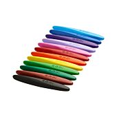 Frozen 12 Plastic Crayons Twin tip Triangular Multi