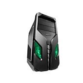 Raidmax Exo SE Window Green LED (GPU 370mm) ATX|Micro ATX|Mini ITX Chassis Black