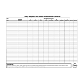 Covid-19 Daily Health Assessment Register