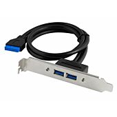 Mecer 2 Port USB3.0 Cable with Bracket