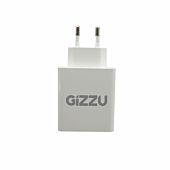 GIZZU Wall Charger Type C 18W PD QC3.0 18W - White