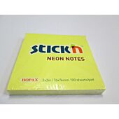 STICK'N PAD LEMON NEON 76x76mm