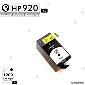 Inkpower Generic for Hp No. 920XL Black Inkjet Print Cartridge