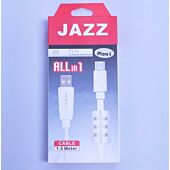 Jazz USB 2.0 Type A Male to 8 Pin Lightning Connector Sync and Charge Cable