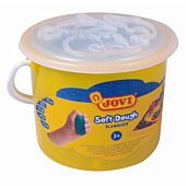 JOVI Soft Dough Bucket Mini 4 x 50g Soft Dough & Tools