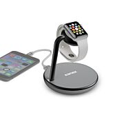 Kanex GoPower Stand with Wireless QI Charging Base for Apple Watch and Iphone