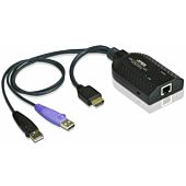 Aten KA7168 USB HDMI Virtual Media KVM Adapter with Smart Card Support