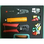 UniQue Network Tool Kit Telephone plier 8P8C Modular plug Impact tool Blade Stripper for coaxial cable