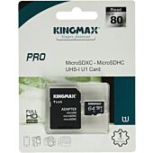 Kingmax MicroSD Pro 64GB Class 10+ Adapt