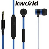 Kworld KW-S18 In-Ear Mobile Gaming Earphones Blue