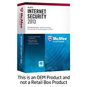 MCAFEE Internet Security 2013 1 USR OEM