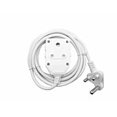 3M 10A Extension Cord with Double Coupler