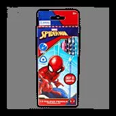 Spiderman 12 Colour Pencils Triangular Multi