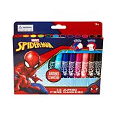 Spiderman 12 Jumbo Fibre Markers Multi